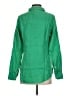 J.Crew 100% Linen Green Long Sleeve Button-Down Shirt Size 4 - photo 2