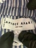 Apiece Apart Stripes Blue Shorts Size S - photo 3