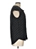 Daniel Rainn Polka Dots Black Short Sleeve Blouse Size L (estimated) - photo 4