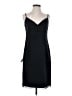 Ann Taylor LOFT 100% Polyester Solid Black Cocktail Dress Size 4 - photo 1
