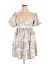 Altar'd State 100% Polyester Floral White Casual Dress Size XL - photo 1