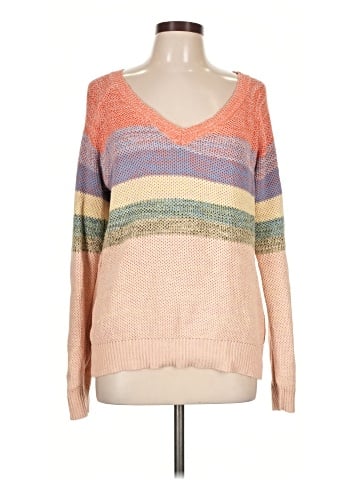 Hem & Thread Pullover Sweater (view 1)