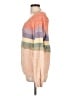 Hem & Thread 100% Cotton Color Block Pink Pullover Sweater Size L - photo 5