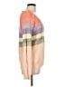 Hem & Thread 100% Cotton Color Block Pink Pullover Sweater Size L - photo 4