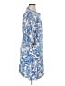CAbi 100% Rayon Paisley Blue Casual Dress Size XL - photo 4