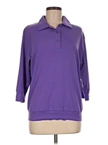Vicki Wayne Long Sleeve Polo (view 1)