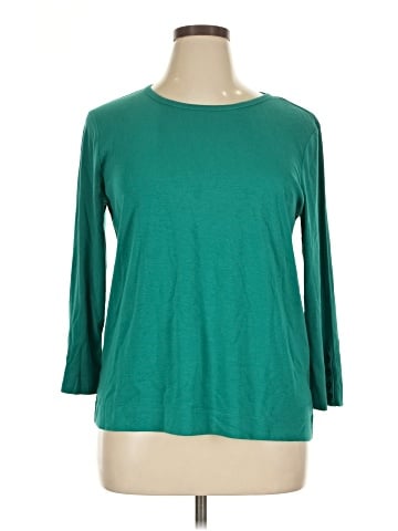 Chico's 3/4 Sleeve T-Shirt (view 1)
