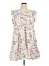 Roller Rabbit 100% Cotton Print Ivory Casual Dress Size XL - photo 1