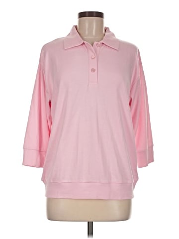 Vicki Wayne Long Sleeve Polo (view 1)