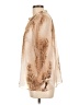 Alfani 100% Polyester Animal Print Tan Long Sleeve Blouse Size L - photo 5