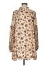Free People 100% Polyester Tan Casual Dress Size M - photo 1