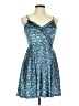 Mi ami Paisley Blue Casual Dress Size M - photo 1