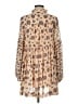 Free People 100% Polyester Tan Casual Dress Size M - photo 2