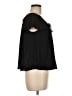 CeCe 100% Polyester Black Short Sleeve Blouse Size M - photo 4