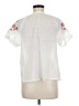 Venus 100% Cotton White Short Sleeve Blouse Size M - photo 2