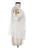 Venus 100% Cotton White Short Sleeve Blouse Size M - photo 4