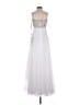 Alyce 100% Polyester Solid White Cocktail Dress Size 2 - photo 2