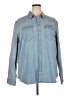 Levi's 100% Cotton Blue Long Sleeve Button-Down Shirt Size XXL - photo 1
