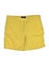 J.Crew Solid Yellow Khaki Shorts Size 6 - photo 1