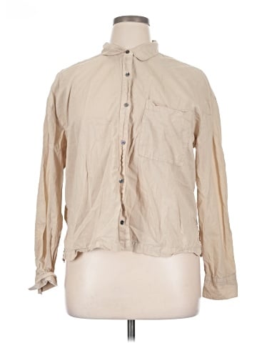James Perse Long Sleeve Button-Down Shirt (view 1)