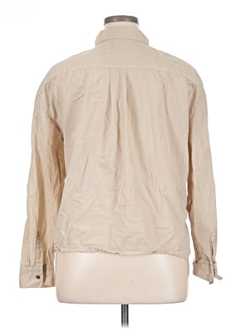 James Perse Long Sleeve Button-Down Shirt (view 2)