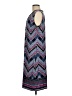 JM Collection Chevron-herringbone Blue Casual Dress Size M - photo 5