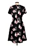 Talbots Floral Black Casual Dress Size 10 Petite - photo 2