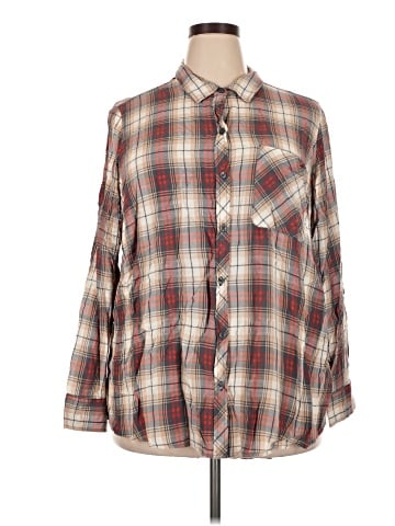 Terra & Sky Long Sleeve Button-Down Shirt (view 1)