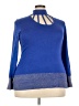 Ashley Stewart Solid Blue Pullover Sweater Size 22 Plus - photo 1