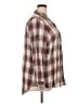 Terra & Sky 100% Viscose Plaid Tan Long Sleeve Button-Down Shirt Size 2X - photo 4