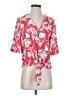 Max&Co. Red 3/4 Sleeve Blouse Size XS (estimated) - photo 1