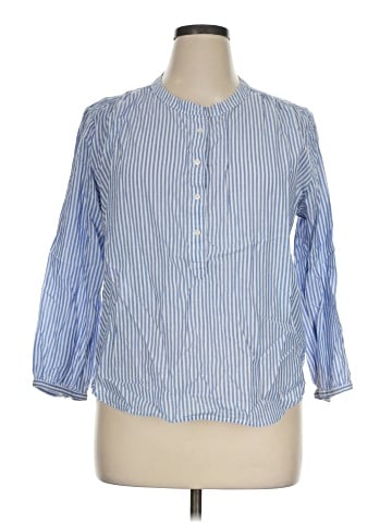 J.Crew 3/4 Sleeve Button-Down Shirt (view 1)