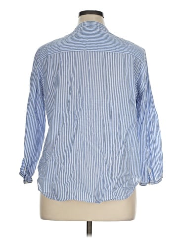 J.Crew 3/4 Sleeve Button-Down Shirt (view 2)