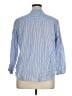 J.Crew Stripes Blue 3/4 Sleeve Button-Down Shirt Size XL - photo 2