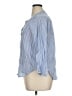 J.Crew Stripes Blue 3/4 Sleeve Button-Down Shirt Size XL - photo 5