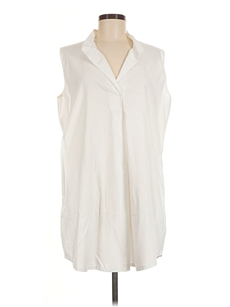 Pre-owned Assorted Brands Casual Dress In White