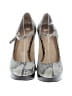 Cole Haan Animal Print Tan Gray Heels Size 8 1/2 - photo 2