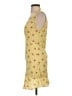 Réalisation 100% Silk Yellow Cocktail Dress Size S - photo 5