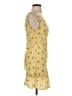 Réalisation 100% Silk Yellow Cocktail Dress Size S - photo 4