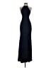 Xscape Black Blue Cocktail Dress Size 4 - photo 1