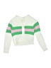 Epic Threads Color Block Green Cardigan Size 5 - 6 - photo 1