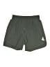 Adidas 100% Polyester Solid Green Athletic Shorts Size M - photo 1