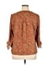 MICHAEL Michael Kors Brown 3/4 Sleeve Blouse Size XL - photo 2