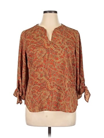 MICHAEL Michael Kors 3/4 Sleeve Blouse (view 1)