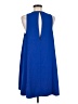 T by Alexander Wang 100% Polyester Solid Blue Casual Dress Size 8 - photo 2