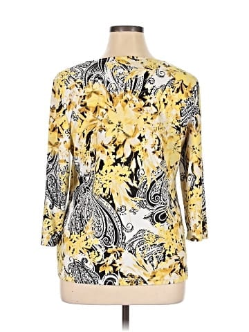 JM Collection 3/4 Sleeve Blouse (view 2)