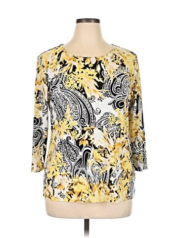 JM Collection 3/4 Sleeve Blouse (view 1)