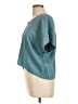 Fun2Fun Teal Short Sleeve Blouse Size L - photo 5