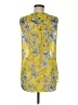 Kut from the Kloth 100% Polyester Yellow Sleeveless Blouse Size M - photo 2