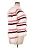 Pol 100% Polyester Stripes Pink Pullover Sweater Size XXL (estimated) - photo 4